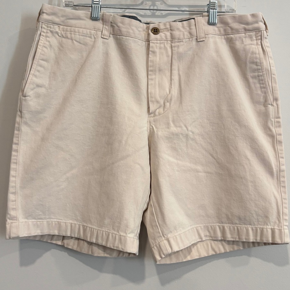 J Crew Stanton Men Shorts 38 Chino Cotton Twill 8" Inseam Preppy Old Money 21853